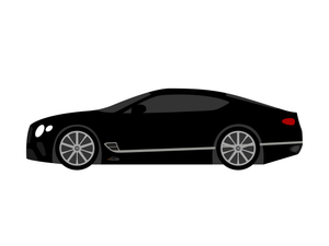 CarDress indoor car cover for Bentley GT 2022 side view