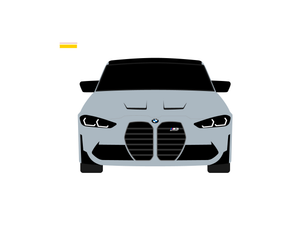 CarDress indoor car cover for BMW 3 series front view