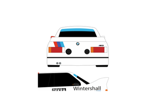 CarDress indoor car cover for BMW M3 1998 rear view