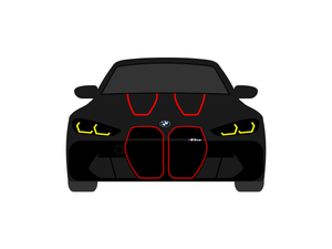 CarDress indoor car cover for BMW M3 CS front view