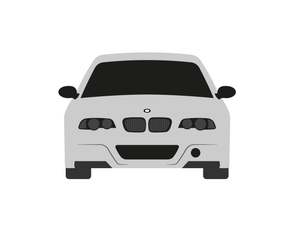 CarDress indoor car cover for BMW M3 CSL E46 Facelift front view