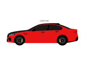 BMW M5 F90 2022 Cardress indoor car cover side view