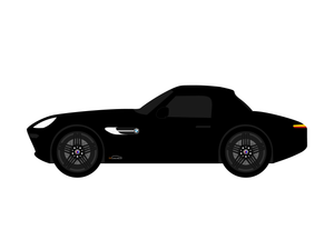 CarDress indoor car cover for BMW Z8 side view