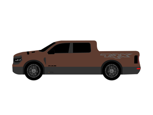 CarDress indoor car cover for Dodge Ram side view