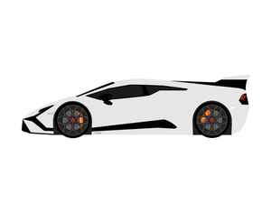 CarDress indoor car cover for Lamborghini Huracan Technica side view