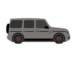 CarDress indoor car cover for Mercedes G63 AMG side view