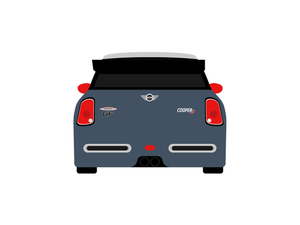 CarDress indoor car cover for Mini Cooper JCW GP rear view