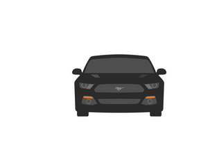 CarDress indoor car cover for Mustang GT 2016 front view