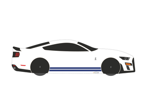 CarDress indoor car cover for Mustang GT 500 side view
