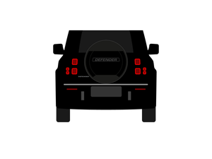 CarDress indoor car cover for Range Rover Defender rear view